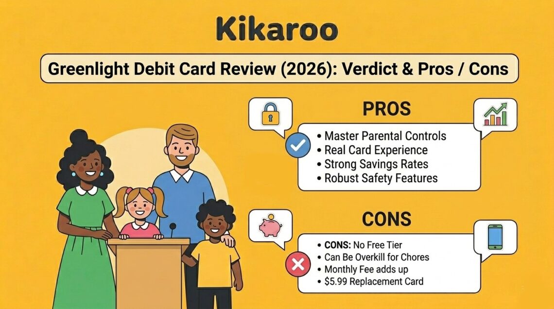 Greenlight debit card review - pros, cons, pricing, and verdict