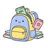 Pack and unpack school backpack