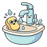 Clean the sink