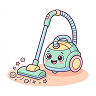 Vacuum the room
