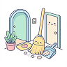 Sweep the entrance
