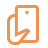 Icon of a mobile in hand